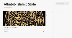 Desktop Screenshot of islamicstyle.al-habib.info