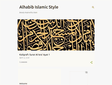 Tablet Screenshot of islamicstyle.al-habib.info